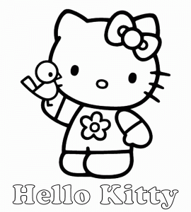 Hello Kitty da colorare: dolcissima!